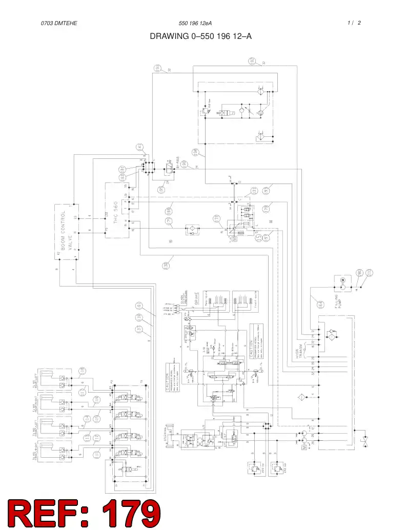 82749379 827 493 79 HOSE ASSY - Sandvik Technical Drawing