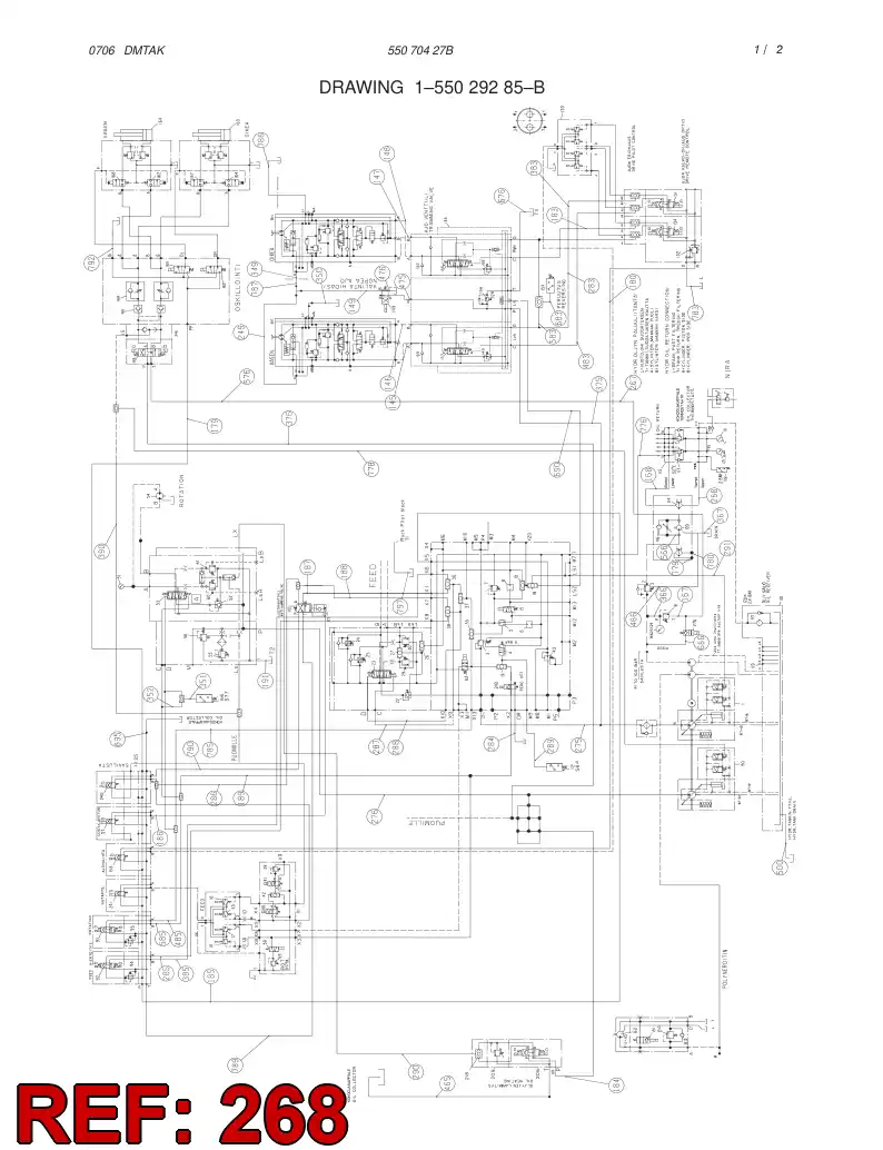 82751329 827 513 29 HYDRAULIC HOSE ASSEMBLY - Sandvik Technical Drawing