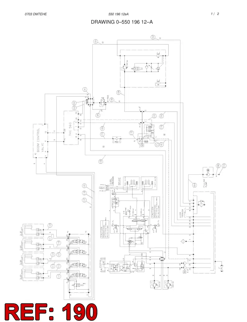 82753889 827 538 89 HOSE ASSY - Sandvik Technical Drawing