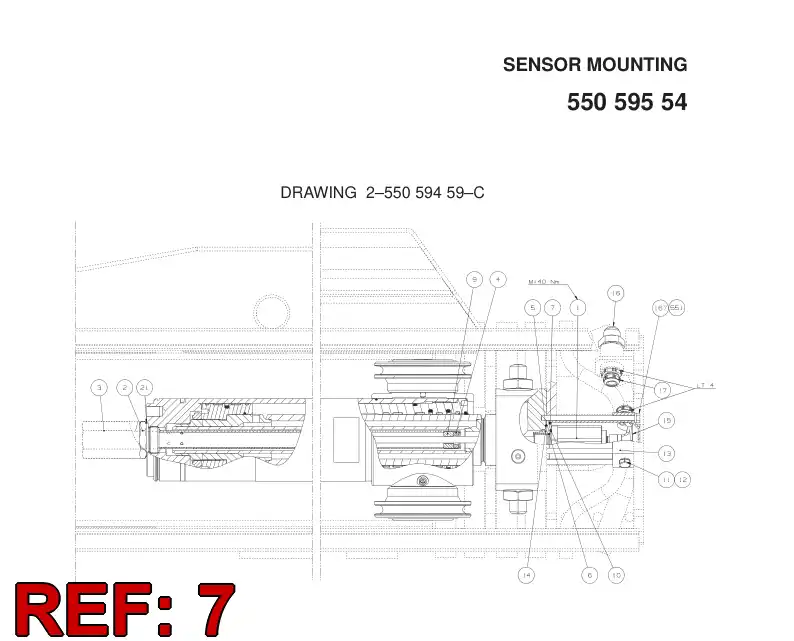83011949 830 119 49 O-RING - Sandvik Technical Drawing