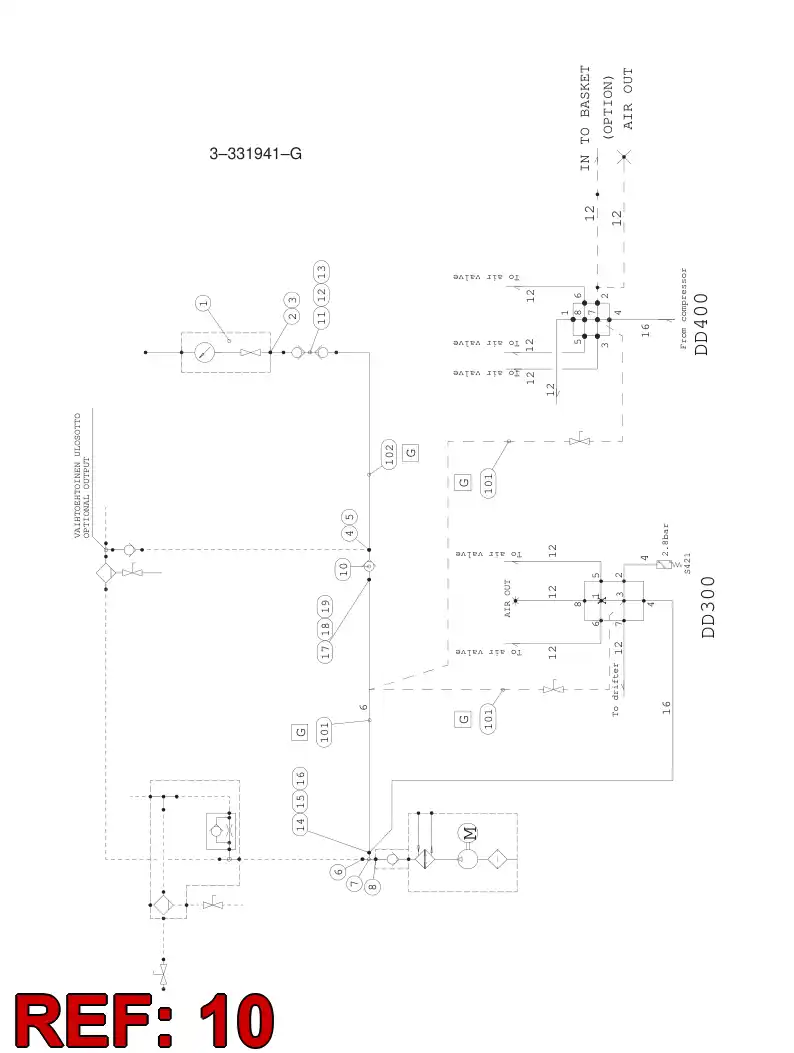 838 049 19 Adapter, Pneumatic - drawing