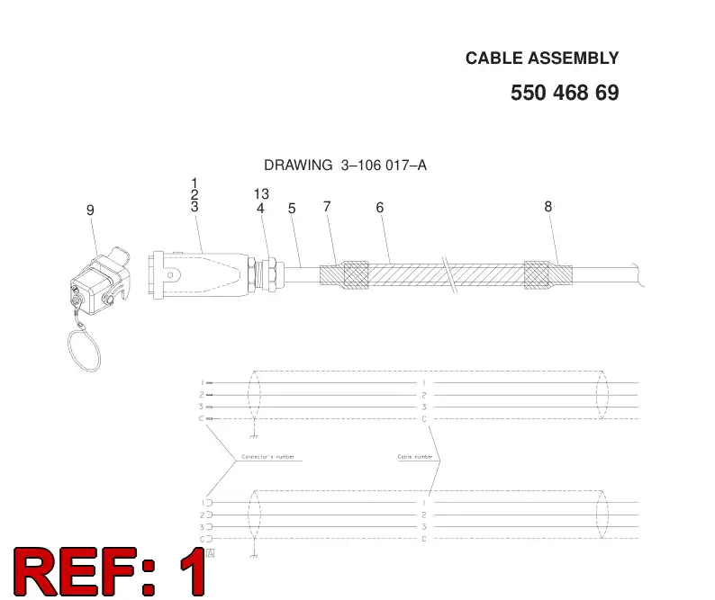 85048389 850 483 89 MANY POLES CLIP CASE - Sandvik Technical Drawing