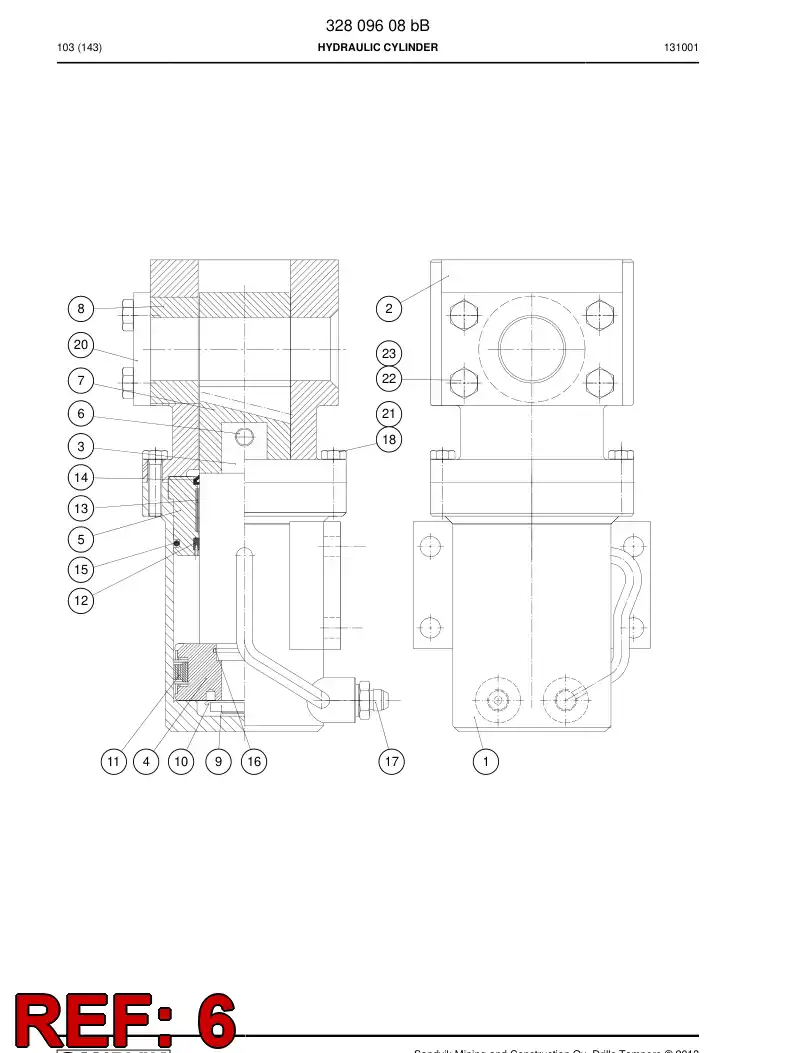 85056139 850 561 39 Spring-type straight pin - Sandvik Technical Drawing