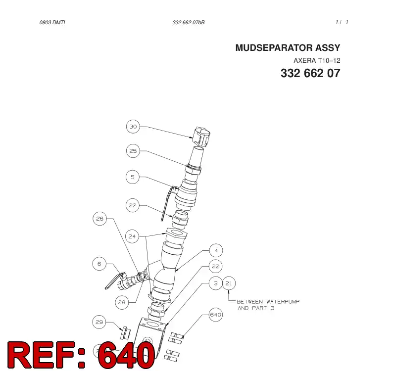 85060929 850 609 29 STUD - Sandvik Technical Drawing