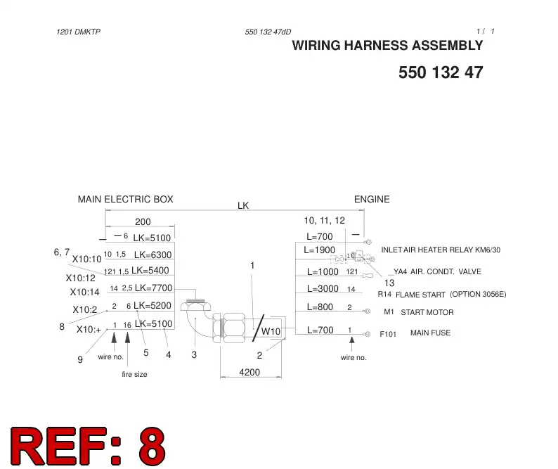 85071279 850 712 79 TERMINAL BUSHING - Sandvik Technical Drawing