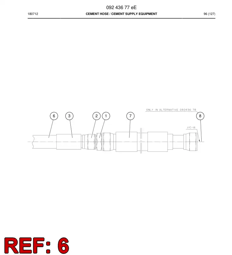 85076479 850 764 79 Pipe - Sandvik Technical Drawing
