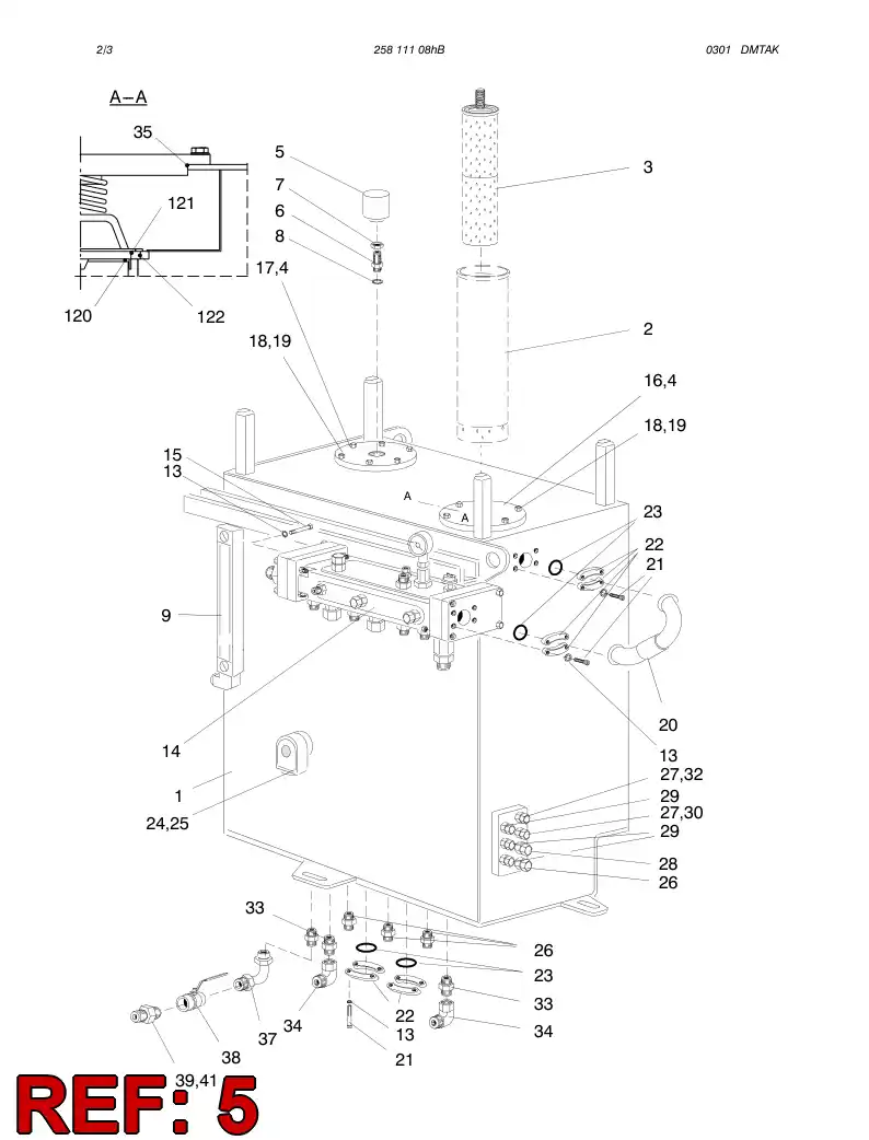 85079409 850 794 09 BREATHER - Sandvik Technical Drawing