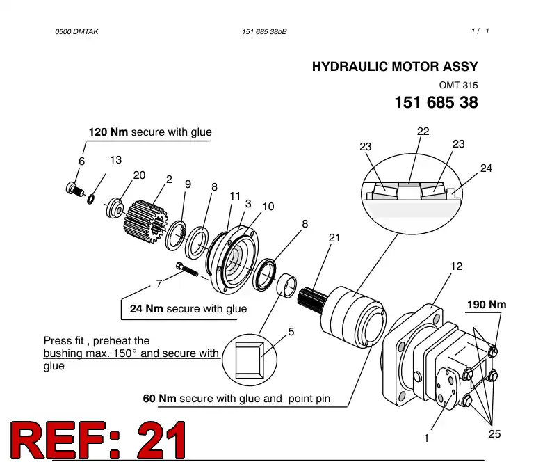 85080039 850 800 39 SHAFT ASSY - Sandvik Technical Drawing