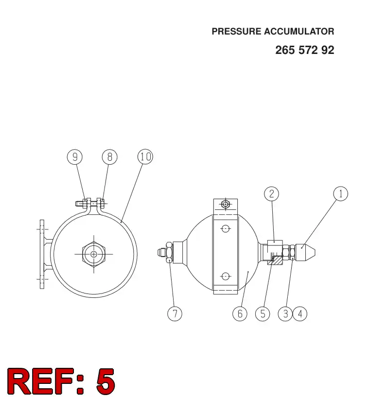 850 819 99 COPPER SEAL - drawing