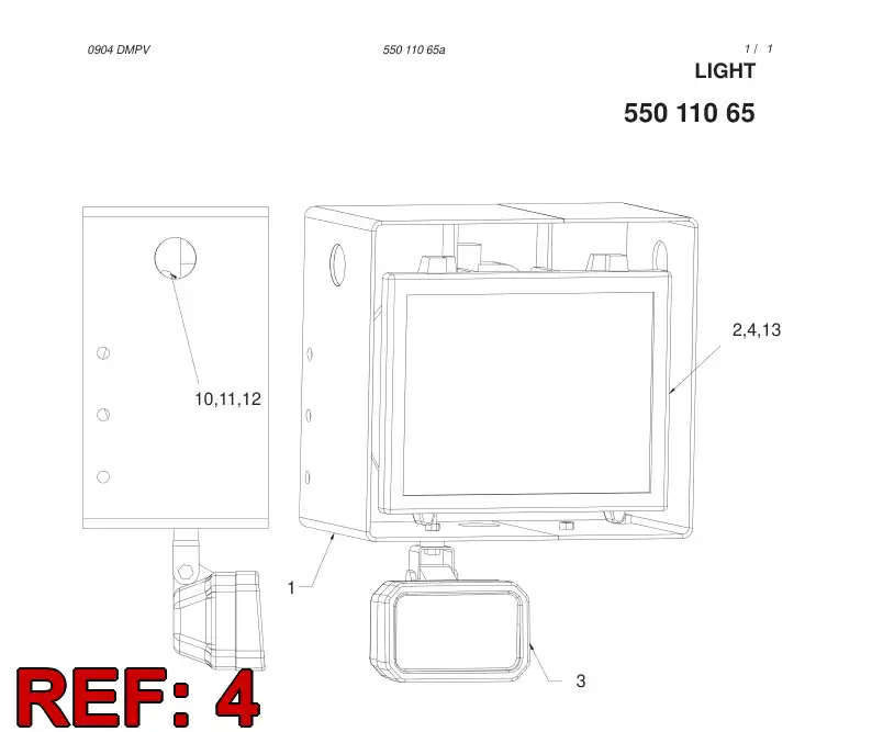 85084509 850 845 09 BULB - Sandvik Technical Drawing