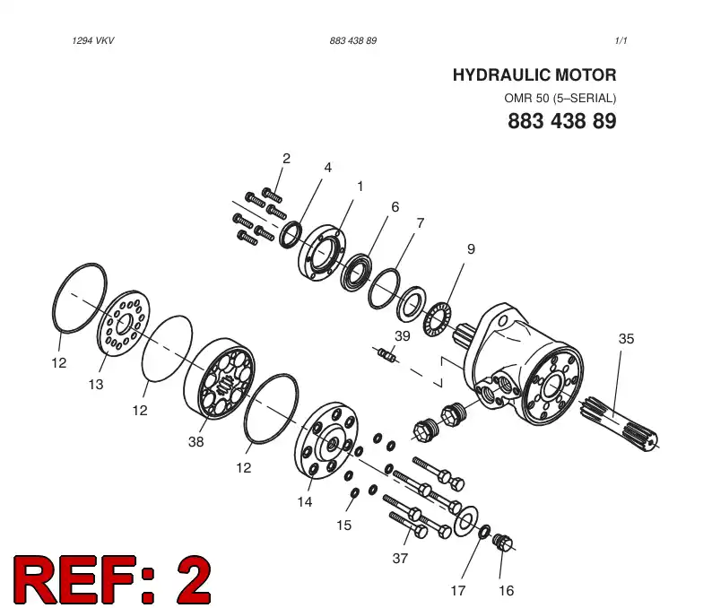 85085109 850 851 09 Screw - Sandvik Technical Drawing