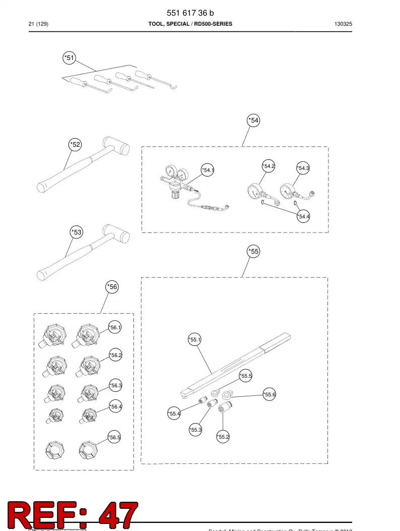 85092109 850 921 09 Wrench - Sandvik Technical Drawing