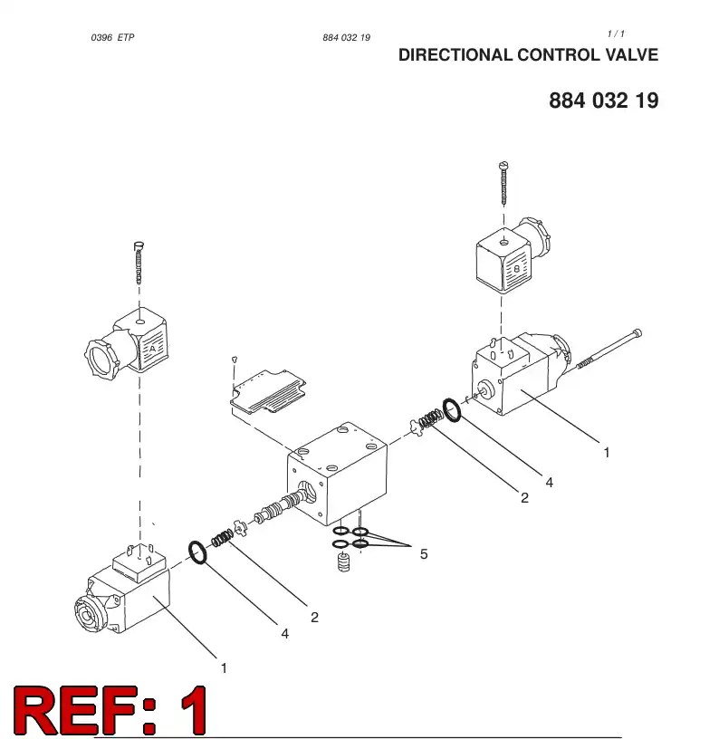 85094799 850 947 99 SOLENOID - Sandvik Technical Drawing