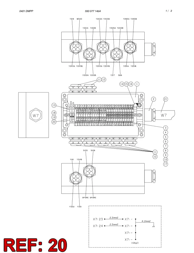 85096839 850 968 39 DIODO RECTIFICADOR - Sandvik Technical Drawing