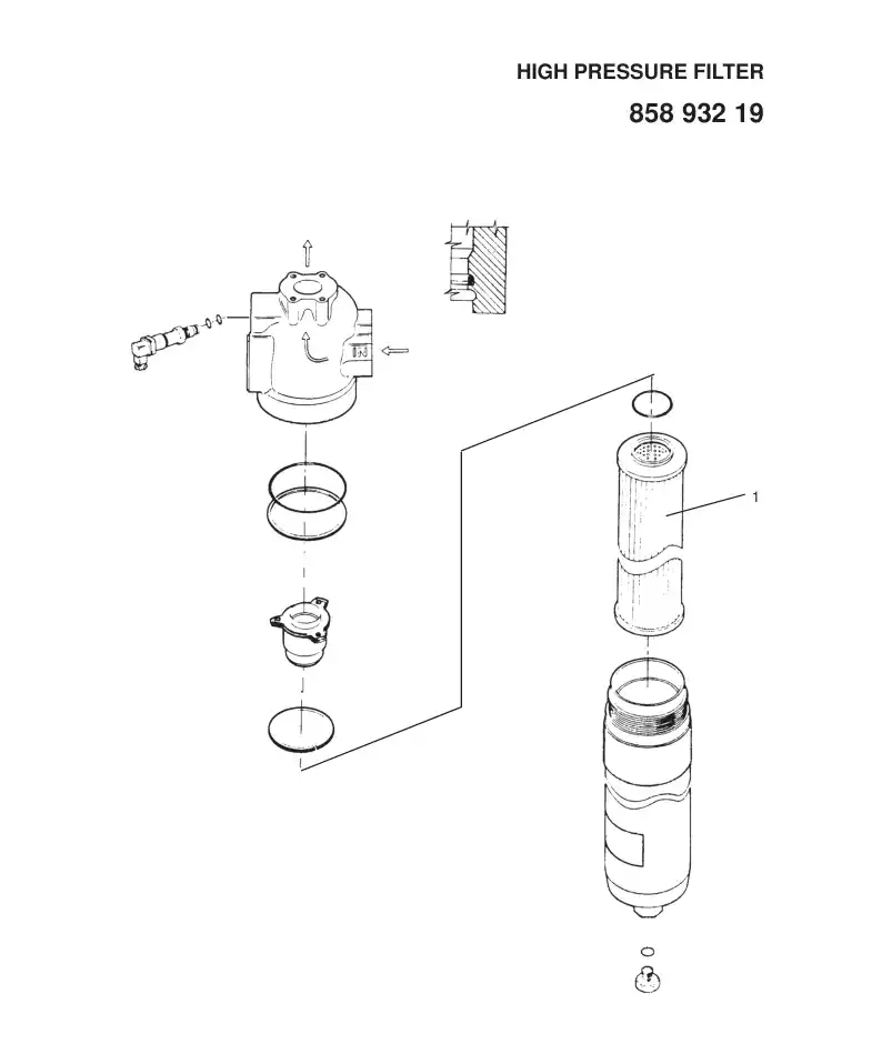 85099209 850 992 09 SEAL KIT - Sandvik Technical Drawing