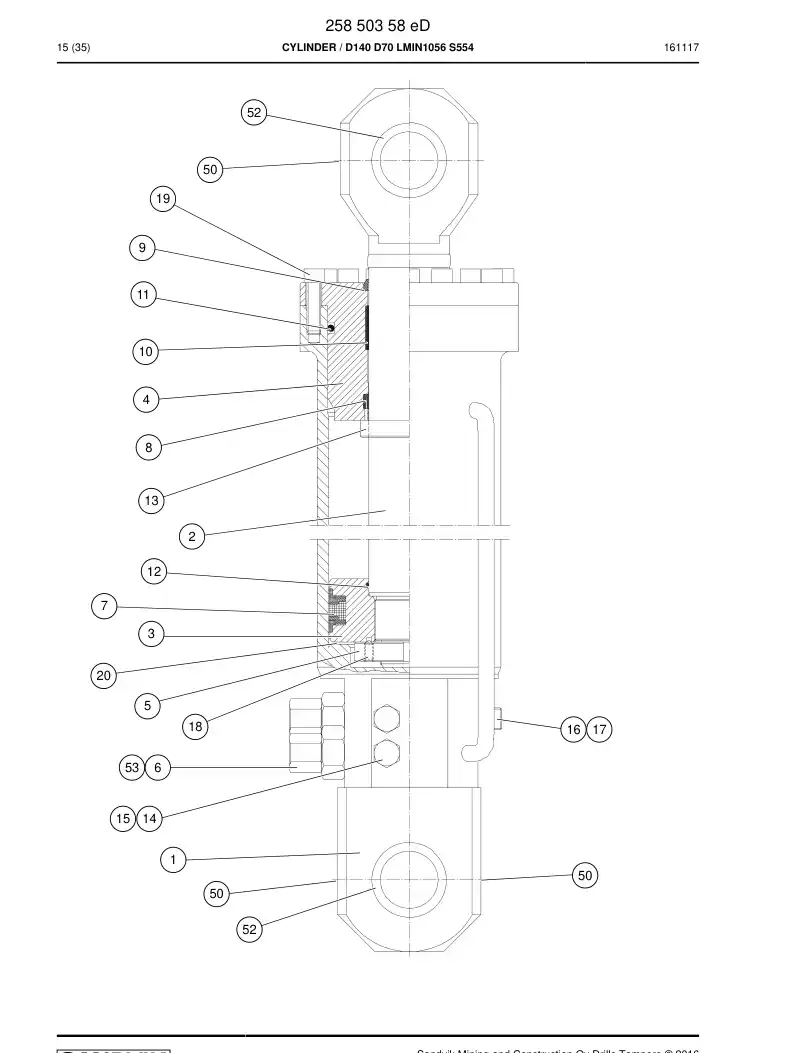 851 090 09a SEAL KIT - drawing