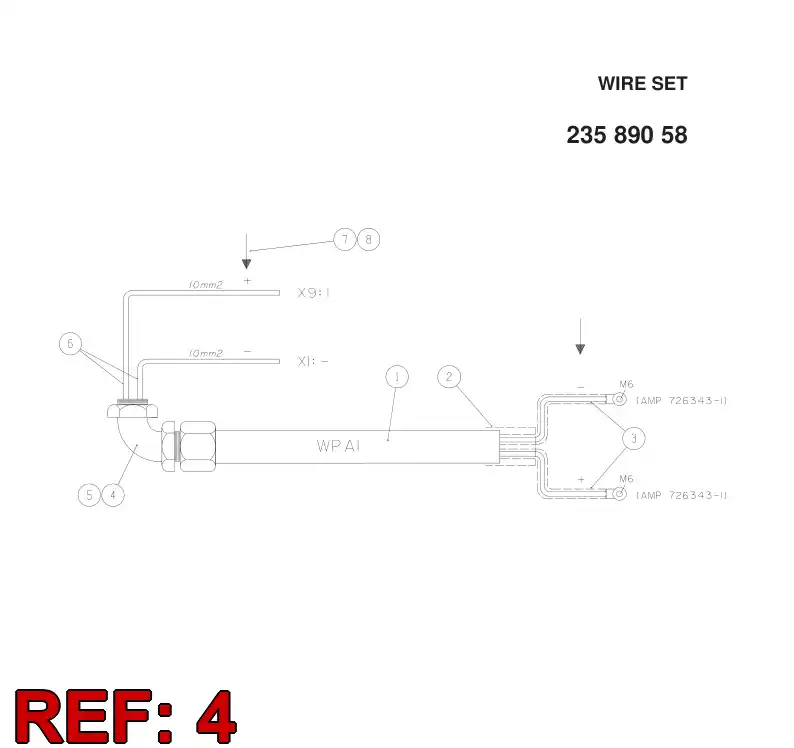 85117279 851 172 79 STRAIGHT FITTING - Sandvik Technical Drawing