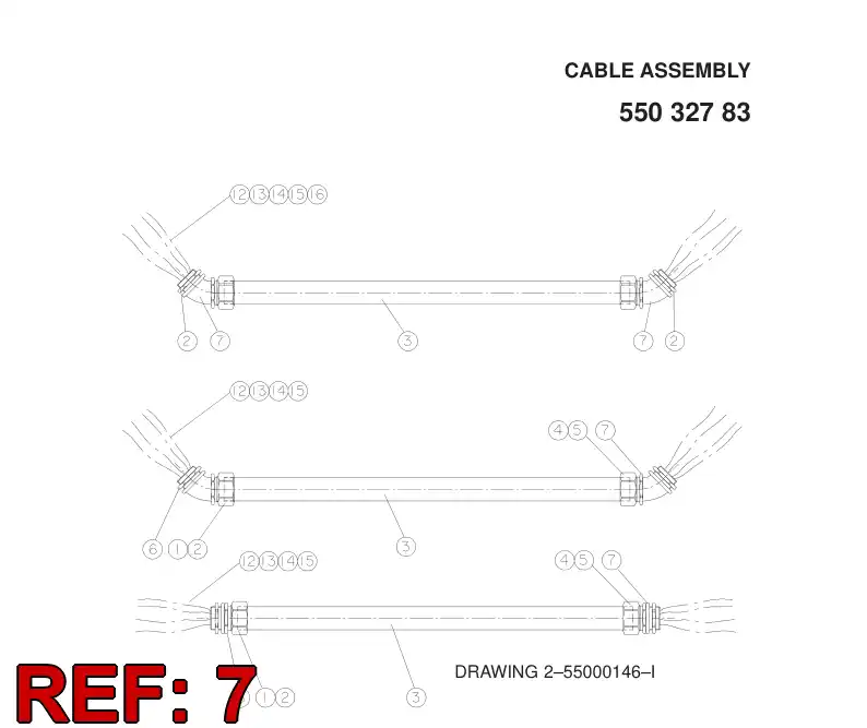 85117309 851 173 09 STRAIGHT FITTING - Sandvik Technical Drawing