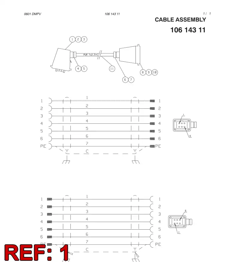 85120649 851 206 49 MANY POLES CLIP CASE - Sandvik Technical Drawing