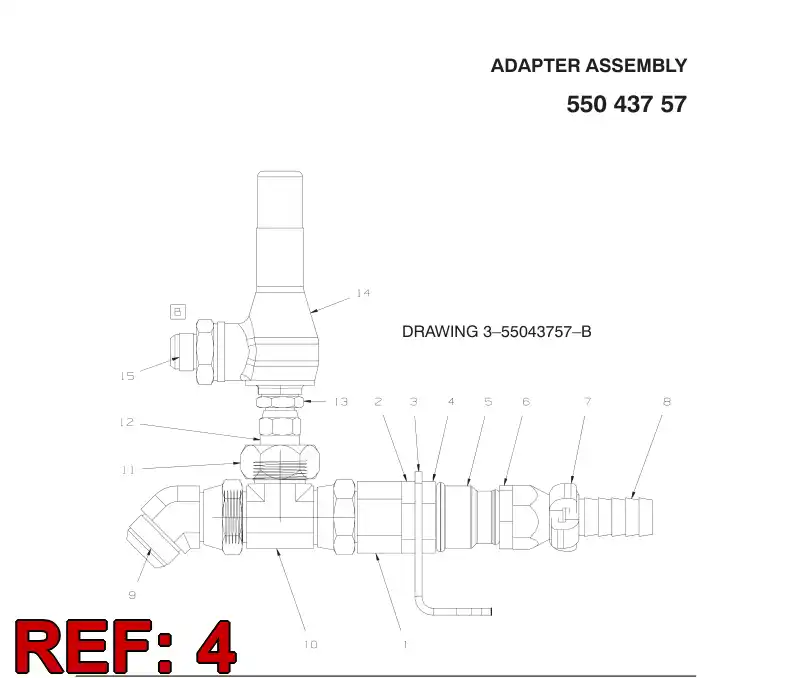 85121099 851 210 99 Nut, Lock - Sandvik Technical Drawing