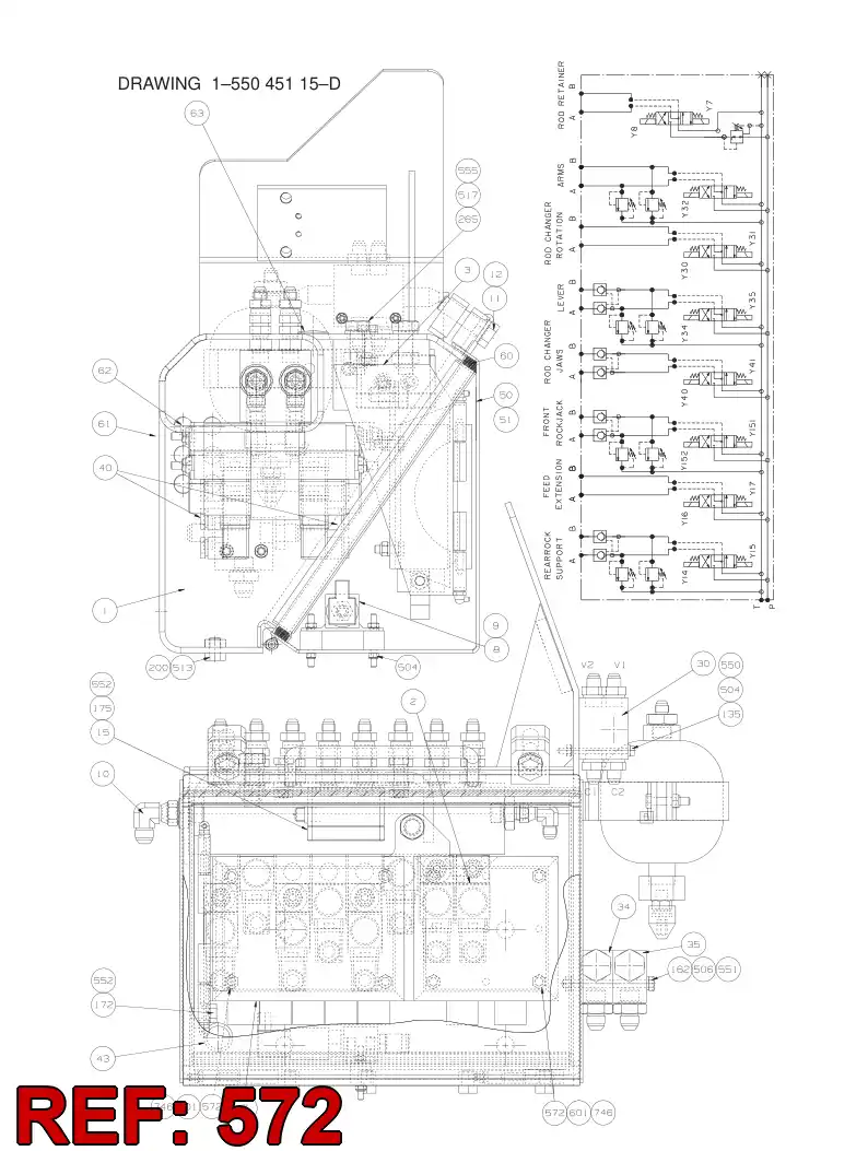 85137229 851 372 29 Washer - Sandvik Technical Drawing