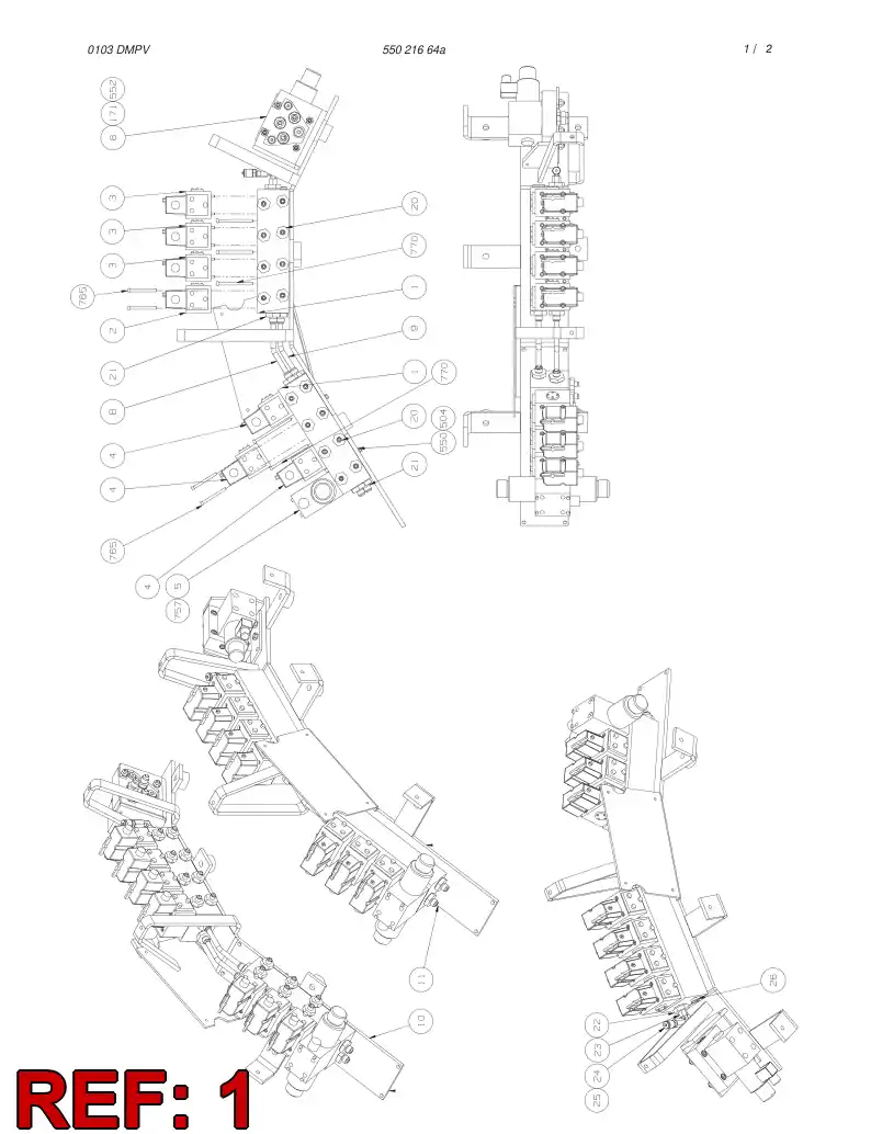 85140579 851 405 79 BASE PLATE - Sandvik Technical Drawing