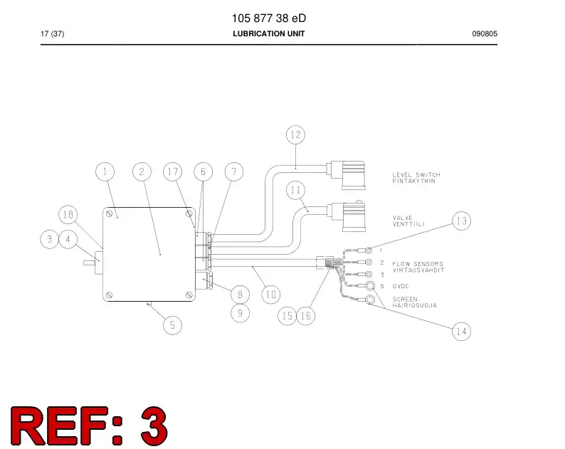 85152929a 851 529 29a Switch - Sandvik Technical Drawing