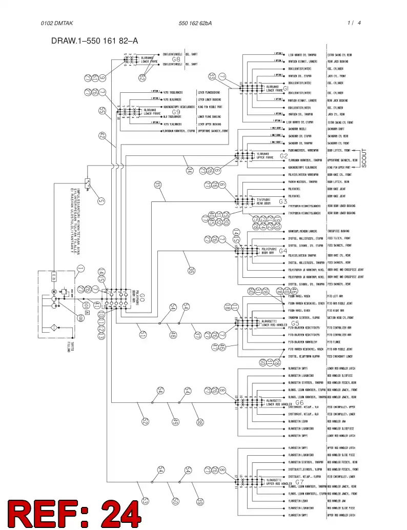 85179819 851 798 19 RUBBER CLIP - Sandvik Technical Drawing