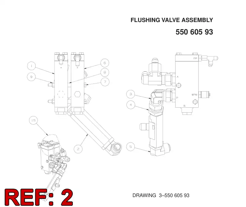 85191369 851 913 69 FLOW SWITCH - Sandvik Technical Drawing