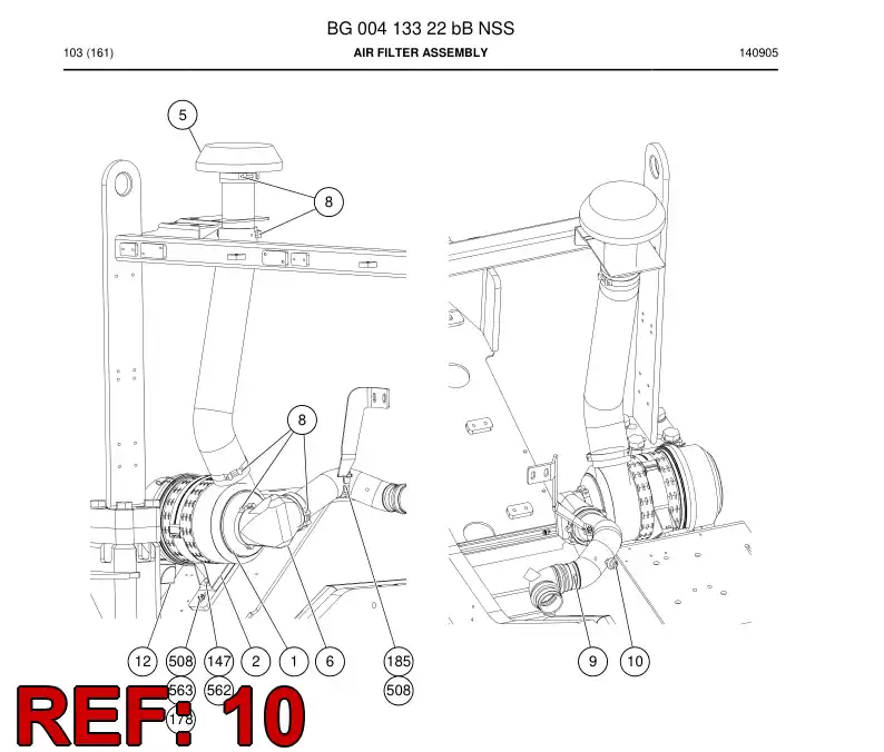 85196699 851 966 99 Switch, Pressure - Sandvik Technical Drawing