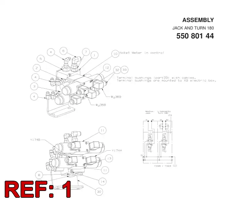 85197319 851 973 19 Plate, Base - Sandvik Technical Drawing