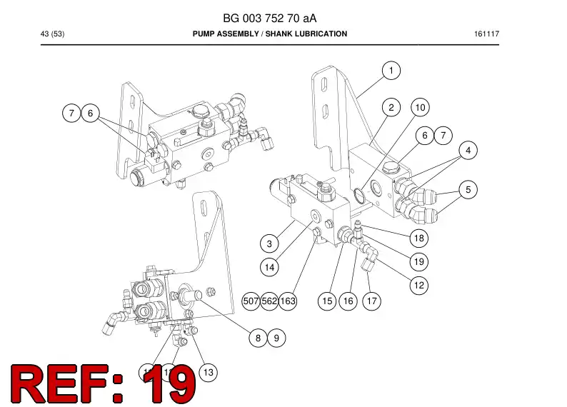 85197609 851 976 09 Nut - Sandvik Technical Drawing