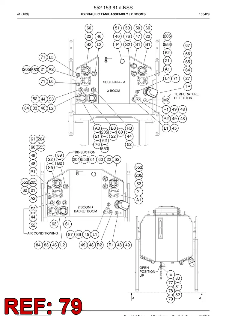 85199599b 851 995 99b Valve, Ball - Sandvik Technical Drawing
