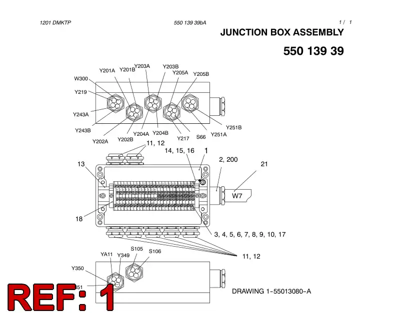 85200579 852 005 79 Cabinet - Sandvik Technical Drawing