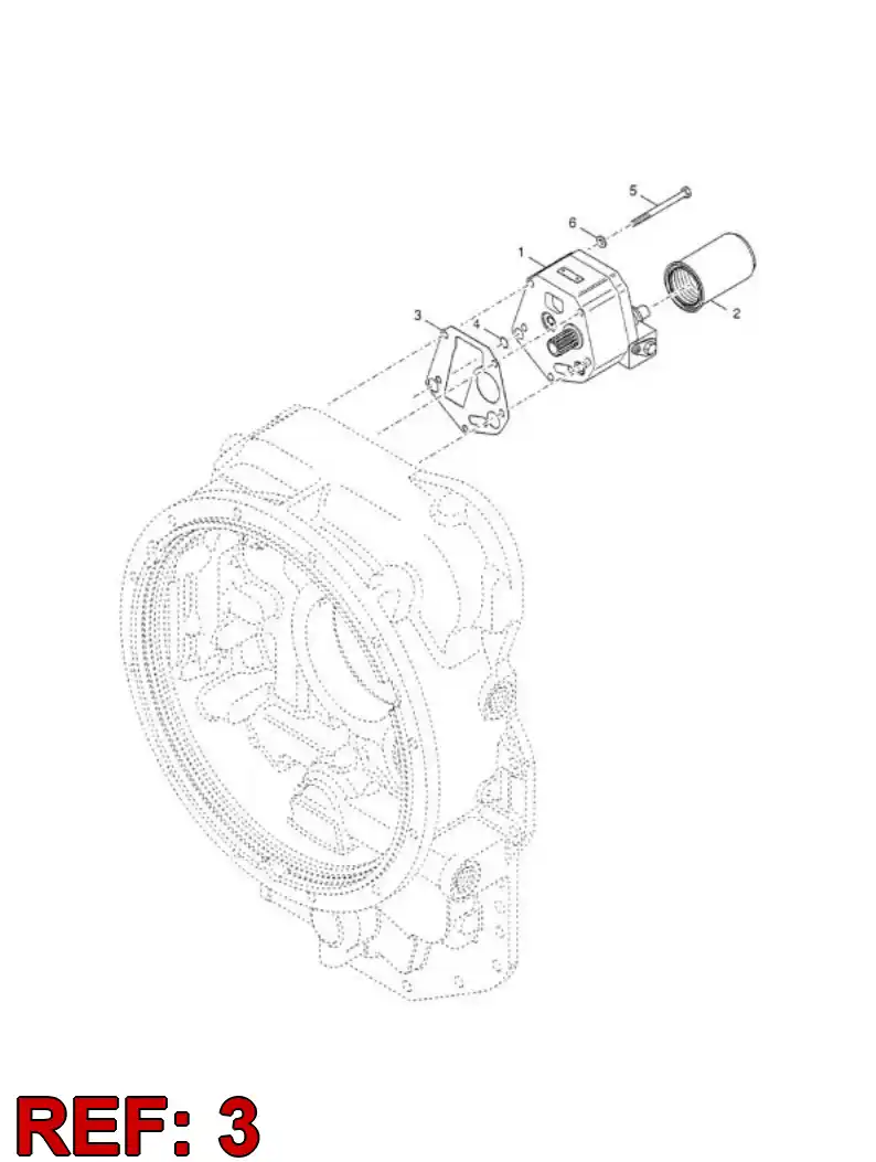 85203349 852 033 49 GASKET - Sandvik Technical Drawing
