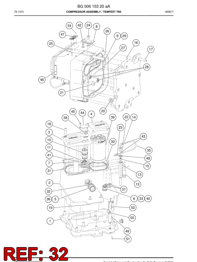 85205499 852 054 99 O-Ring - Sandvik Technical Drawing