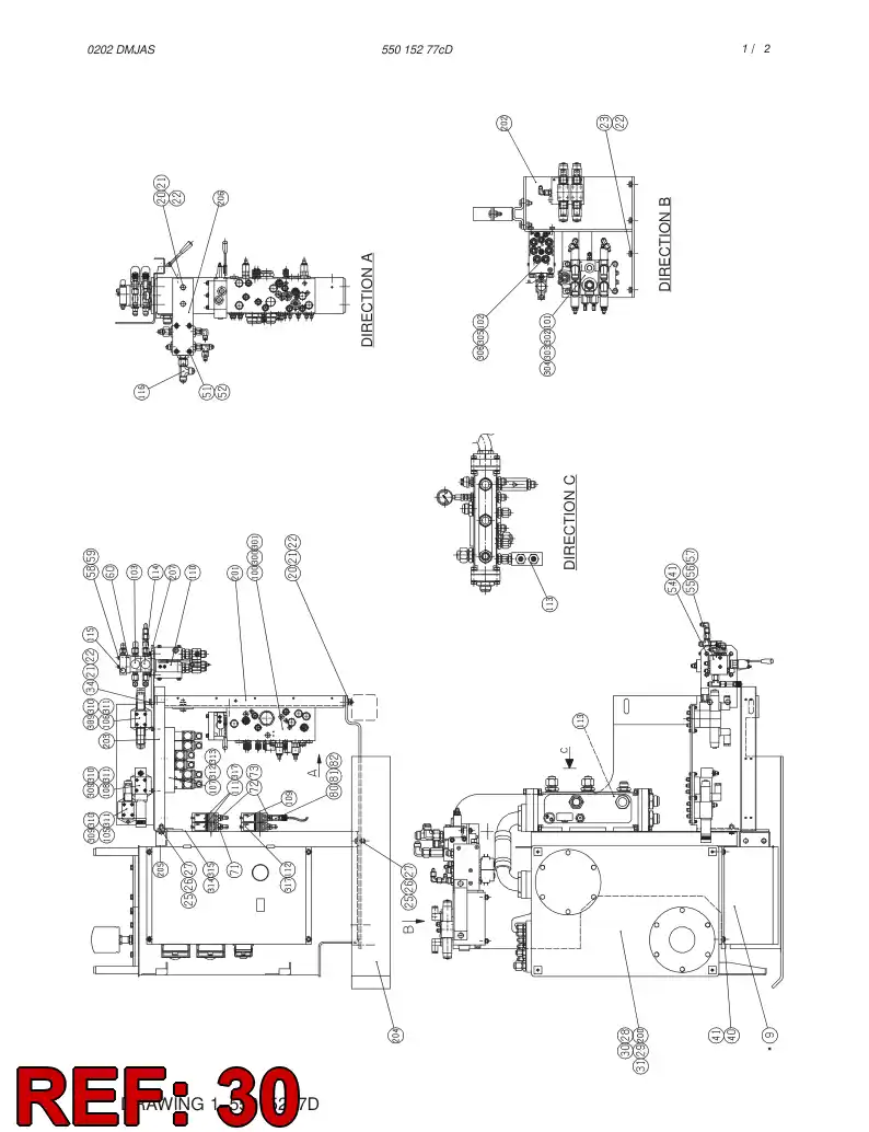 85261829 852 618 29 Washer, Lock, Double - Sandvik Technical Drawing