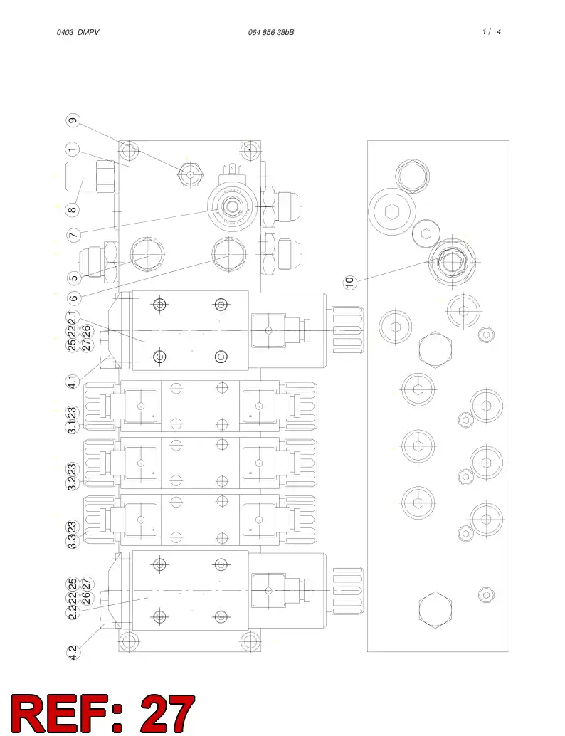 85268359 852 683 59 ADAPTER FOR COMPRESSION GLAND - Sandvik Technical Drawing