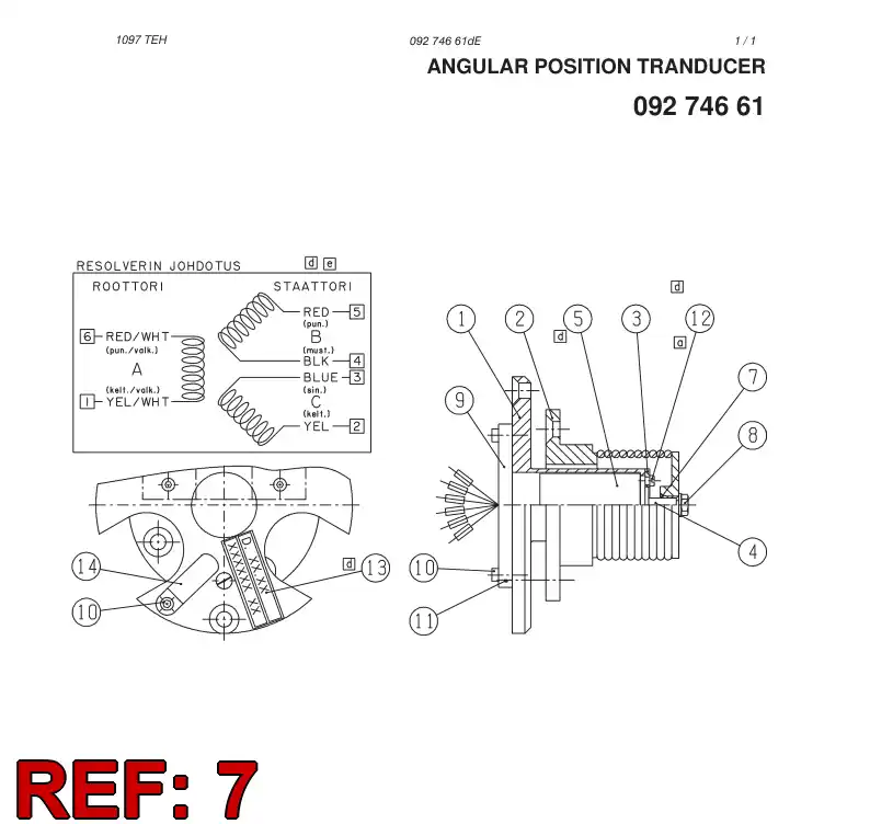 85269649 852 696 49 LOCK BUSHING - Sandvik Technical Drawing