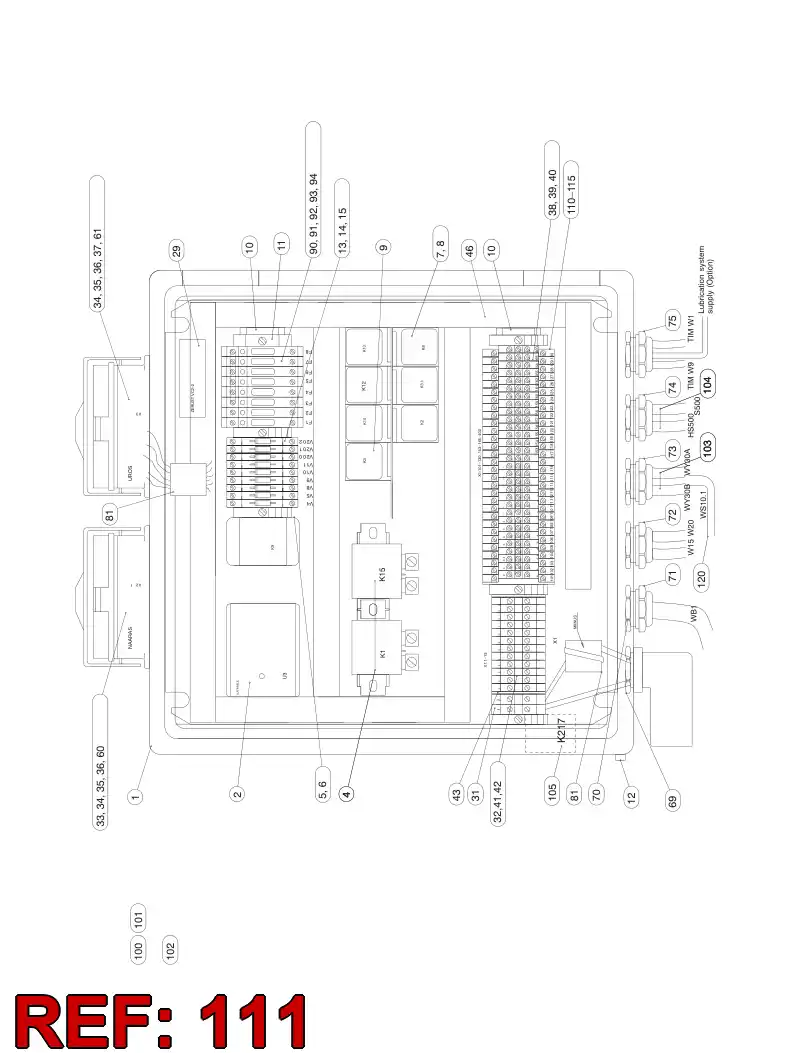 85289609 852 896 09 TERMINAL MARKING STRIP - Sandvik Technical Drawing