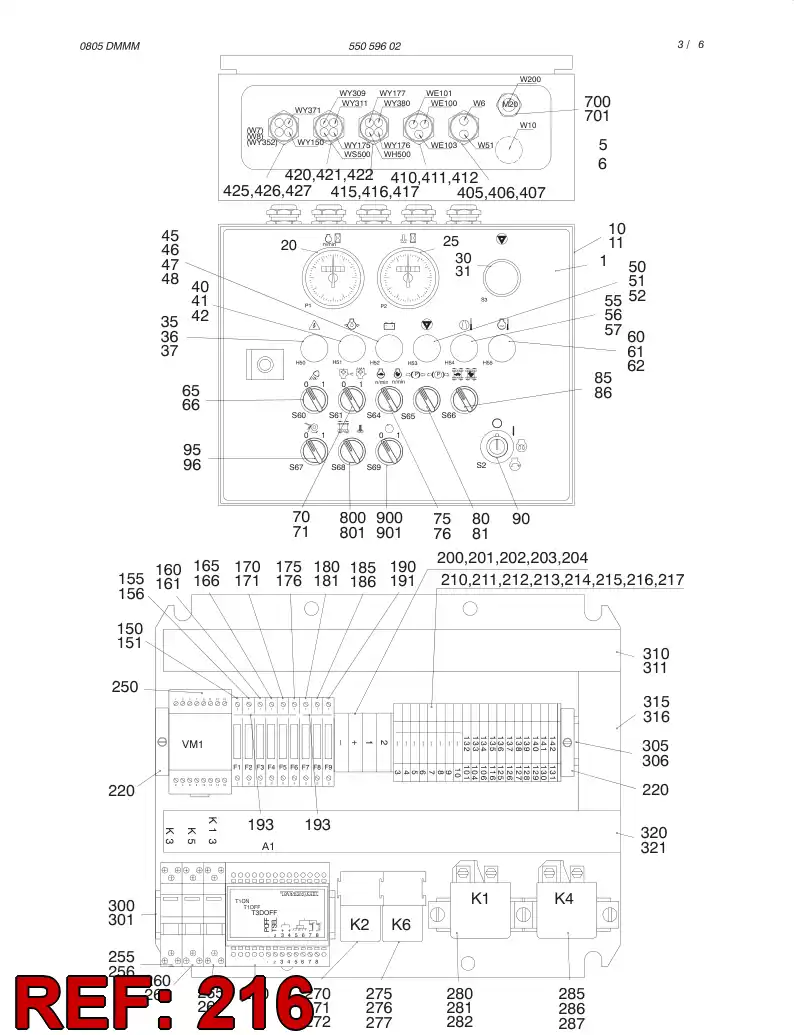 85289989 852 899 89 TERMINAL MARKING STRIP - Sandvik Technical Drawing