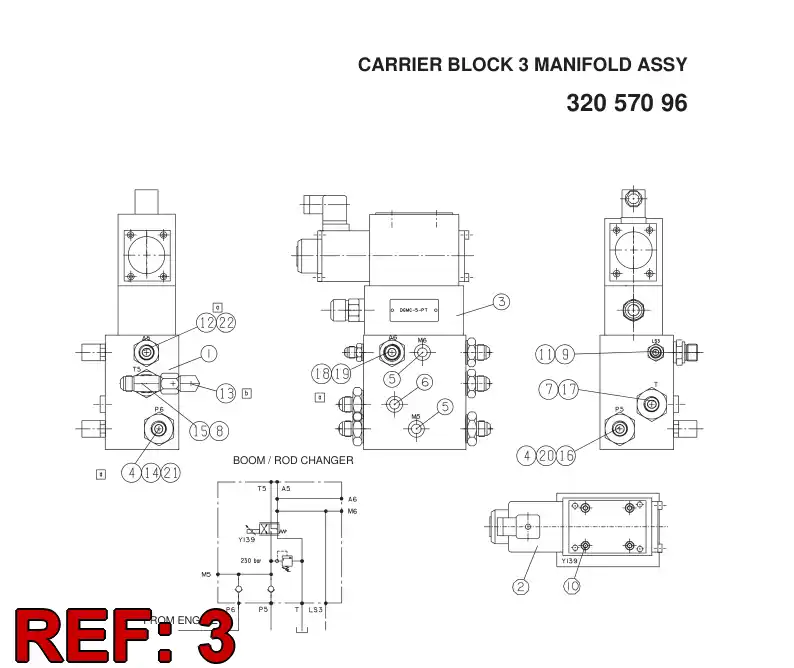 85316979 853 169 79 VLVULA, DESCARGA DE PRESIN - Sandvik Technical Drawing