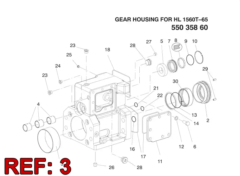 85323159 853 231 59 Bush, Plain, Lubricated - Sandvik Technical Drawing