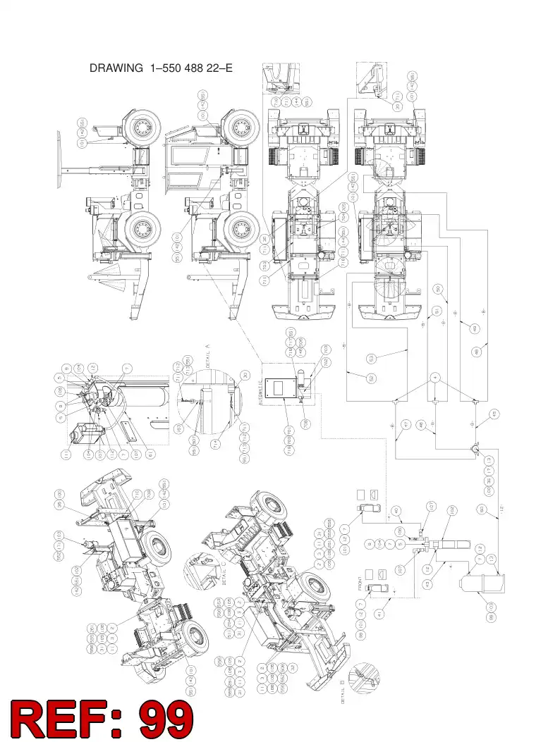 85327629 853 276 29 FIRE EXTINGUISHER SYSTEM - Sandvik Technical Drawing
