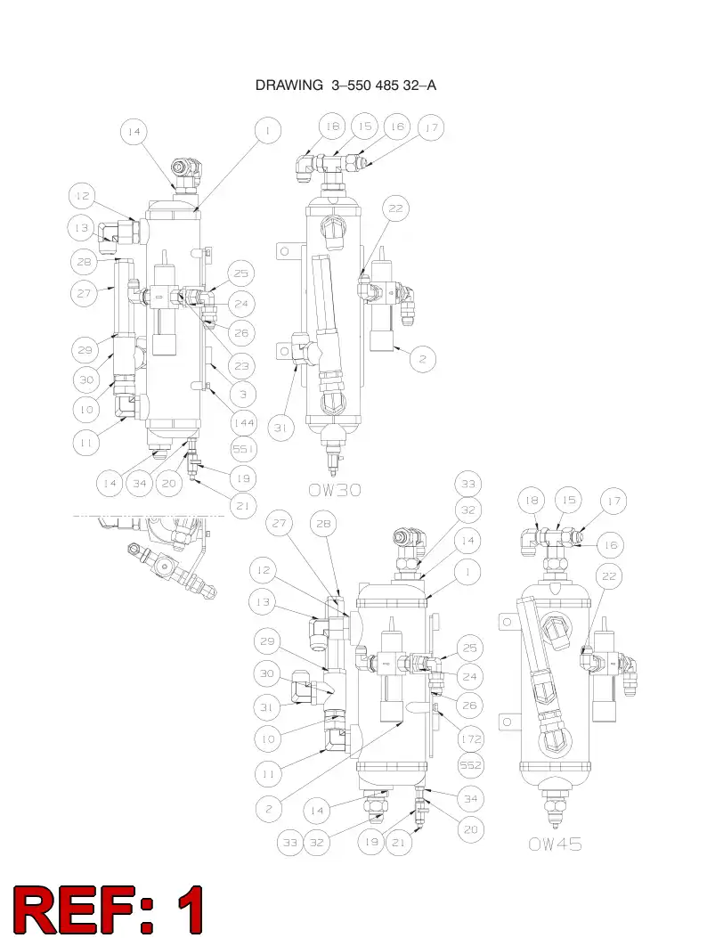85350239 853 502 39 COOLER - Sandvik Technical Drawing