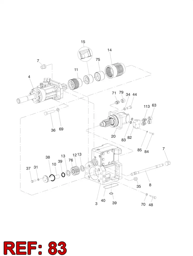 85353399 853 533 99 O-Ring - Sandvik Technical Drawing