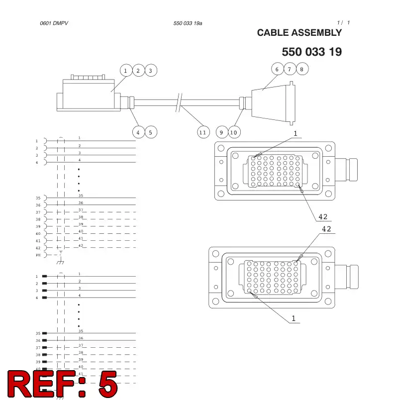 85371609 853 716 09 ADAPTER FOR COMPRESSION GLAND - Sandvik Technical Drawing