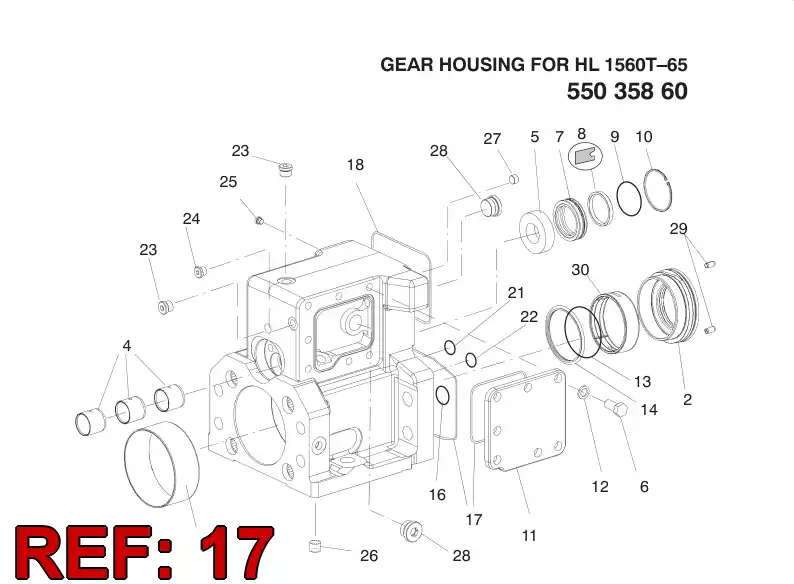85380759 853 807 59 O-RING, RUBBER - Sandvik Technical Drawing