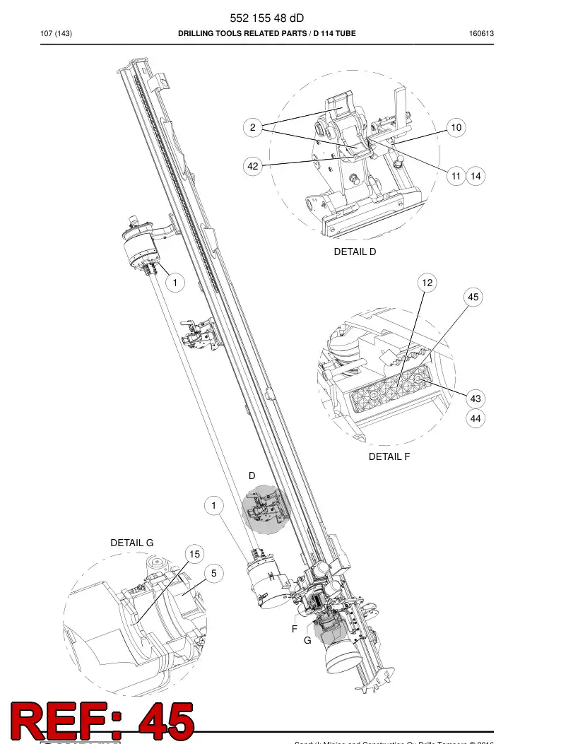 85388729 853 887 29 Grease - Sandvik Technical Drawing