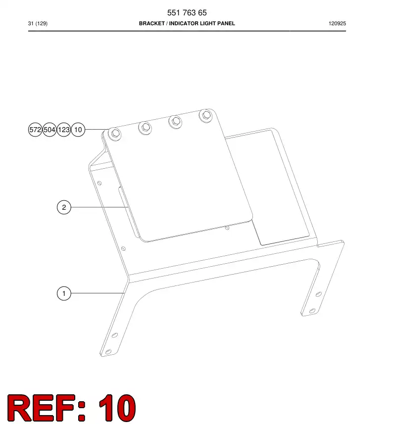 85390659 853 906 59 Washer - Sandvik Technical Drawing